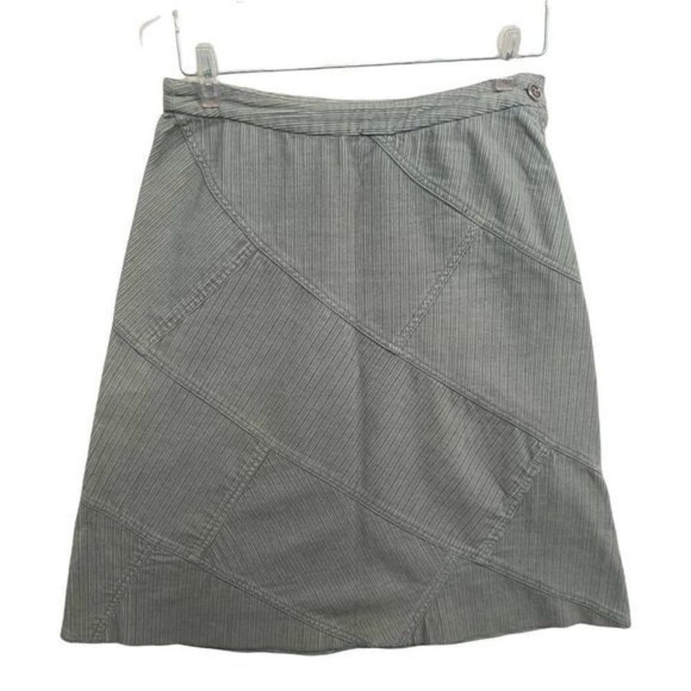 Betu Y2K Women's Sz 2 Corduroy Paneled Lagenlook Skirt